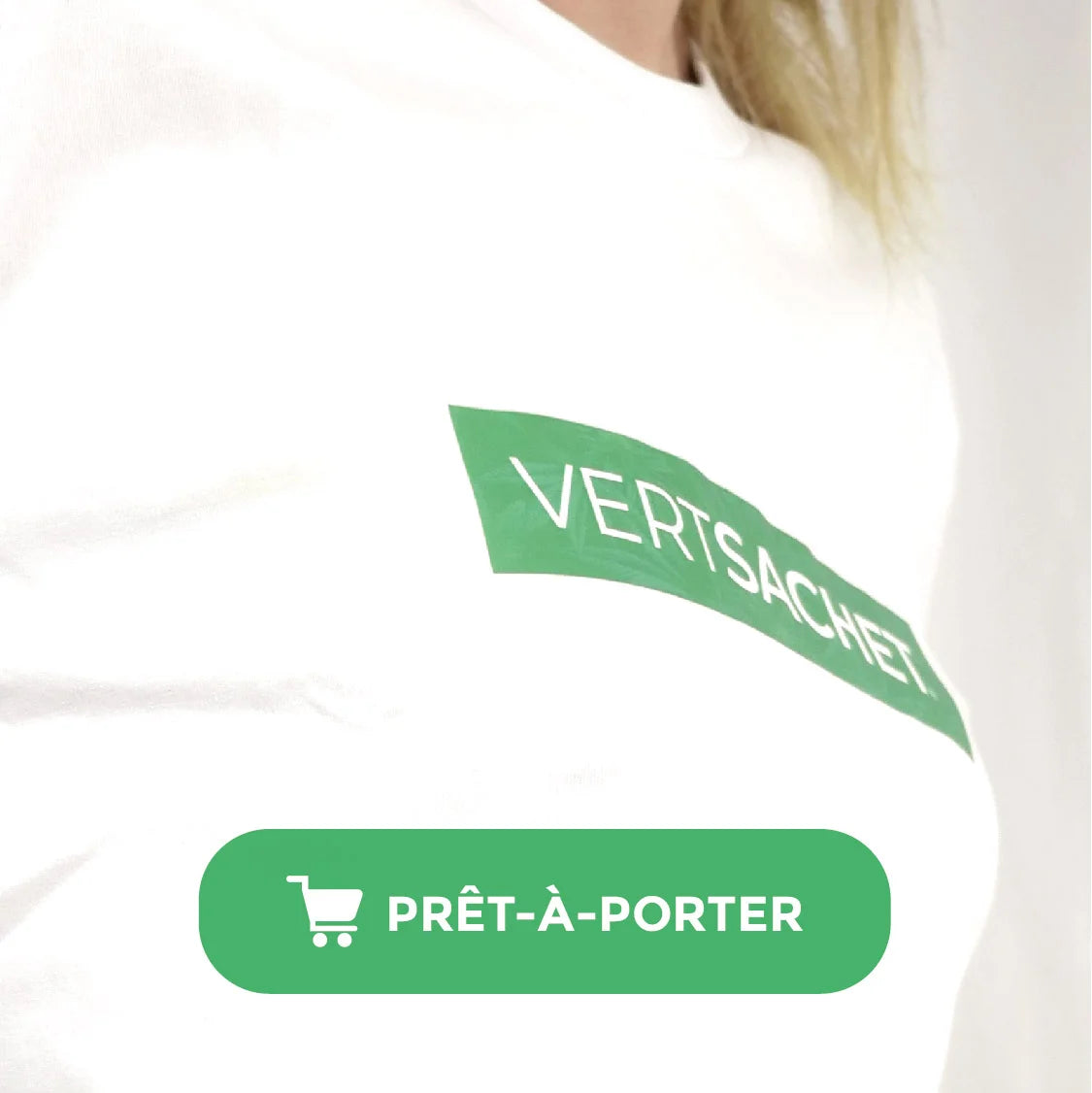 vêtements vertsachet coton biologique