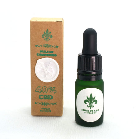 HUILE 40% CBD | <b>Vertsachet</b>