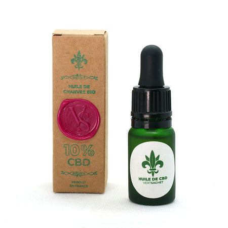 HUILE 10% CBD | <b>Vertsachet</b>